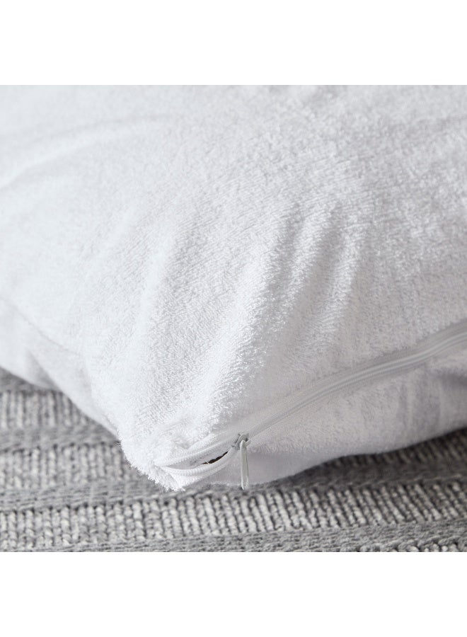 Home Box Terry Waterproof Pillow Protector 75 x 50 cm - Image 3