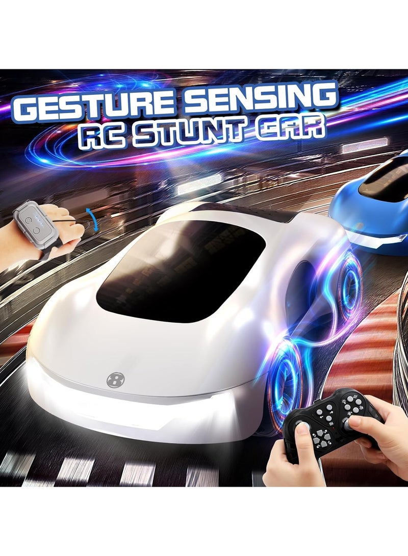 عام سيارة RC، سيارة تحكم عن بُعد 2.4 جيجا هرتز ودوارة بزاوية 360 درجة مع ضوء بارد ورذاذ، مناسبة لعمر 6-12 سنة هدية إبداعية لعيد ميلاد صبي وفتاة من 6-12 سنة - Image 2