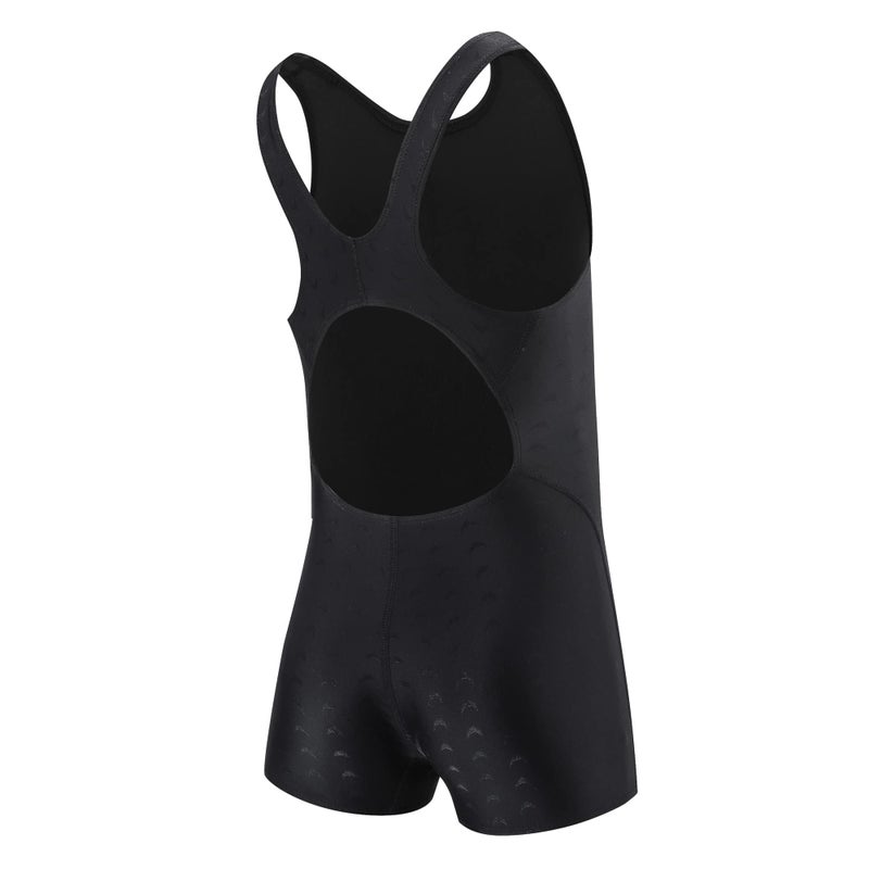 J·E Sterguard J.E Sterguard Athletic Girls' One Piece Swimsuit, Infinity Splice Thick Strap Girls Bathing Suits, Pro for Practice and Competition Black Girl Swimsuits Size 10 1880B - Image 2
