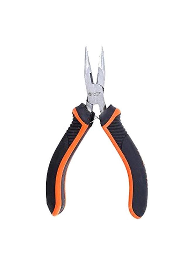 Tactix Mini Long Nose Plier Black and Orange 4-3/4inch - Image 3