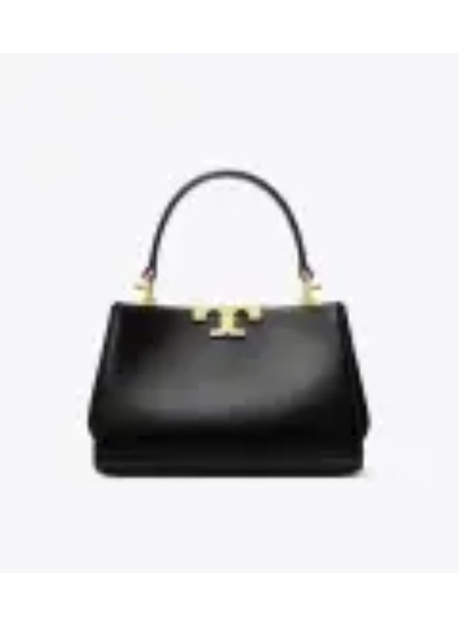 Tory Burch Mini Eleanor Satchel- Black - Image 3