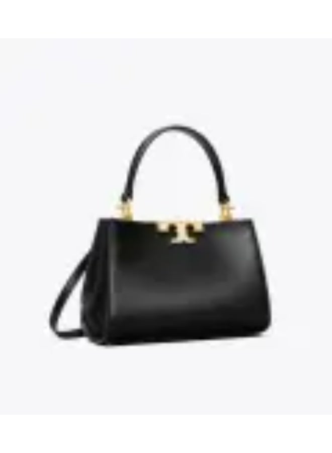 Tory Burch Mini Eleanor Satchel- Black - Image 1