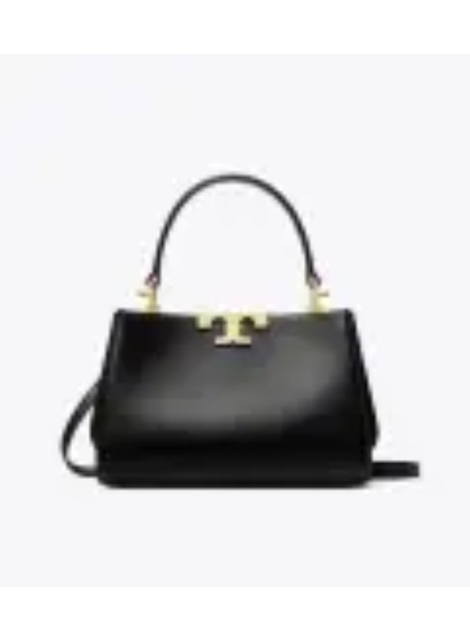 Tory Burch Mini Eleanor Satchel- Black - Image 2