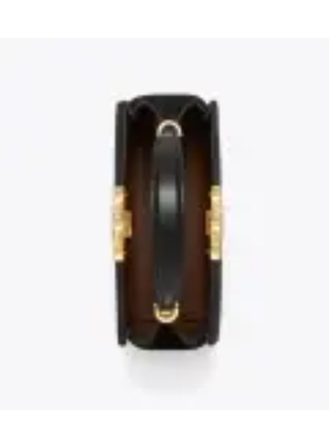 Tory Burch Mini Eleanor Satchel- Black - Image 5