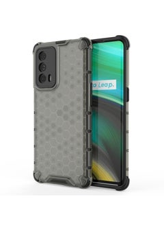 HuHa Case Cover For Realme X7 Pro Ultra Shockproof Honeycomb PC + TPU Case Black 