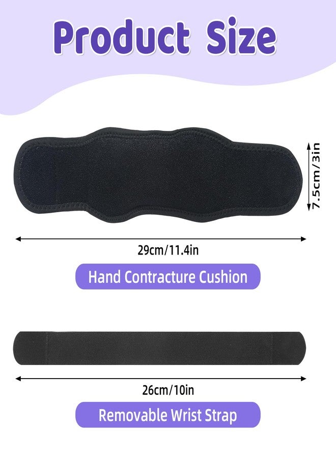 Soulchen 4 Pcs Palm Protector for Hand Contracture Palm Grip Finger Contracture Cushion for Rehabilitation Stroke Hemiplegic Arthritis Skin Breakdown Hand Grip Strengthener Prevention Pad - Image 2