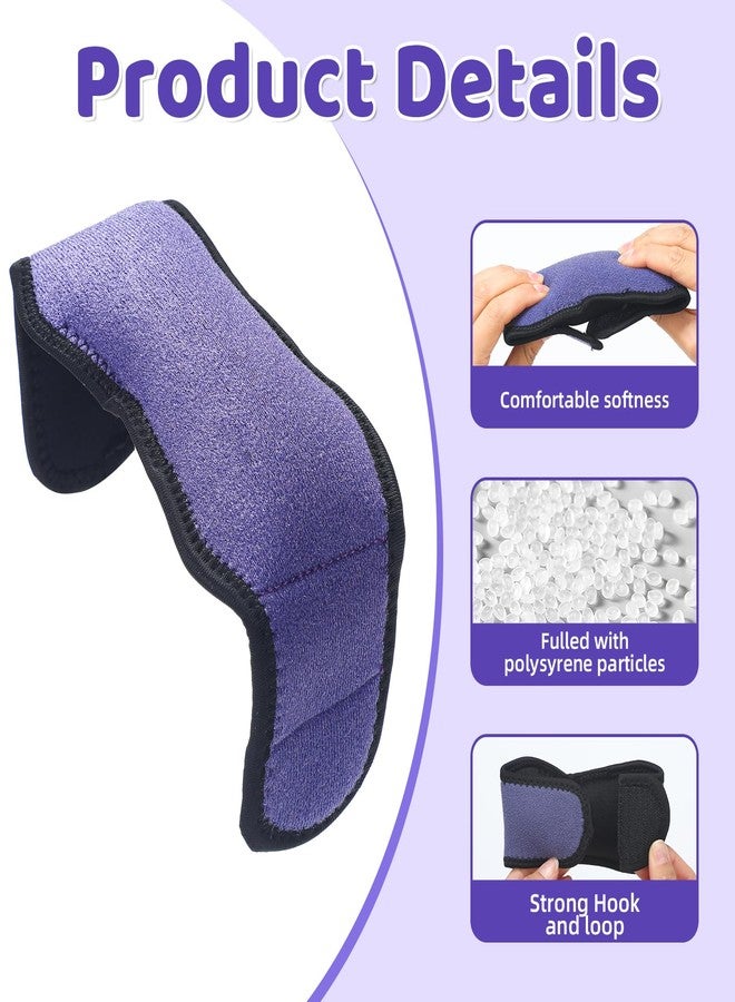 Soulchen 4 Pcs Palm Protector for Hand Contracture Palm Grip Finger Contracture Cushion for Rehabilitation Stroke Hemiplegic Arthritis Skin Breakdown Hand Grip Strengthener Prevention Pad - Image 3