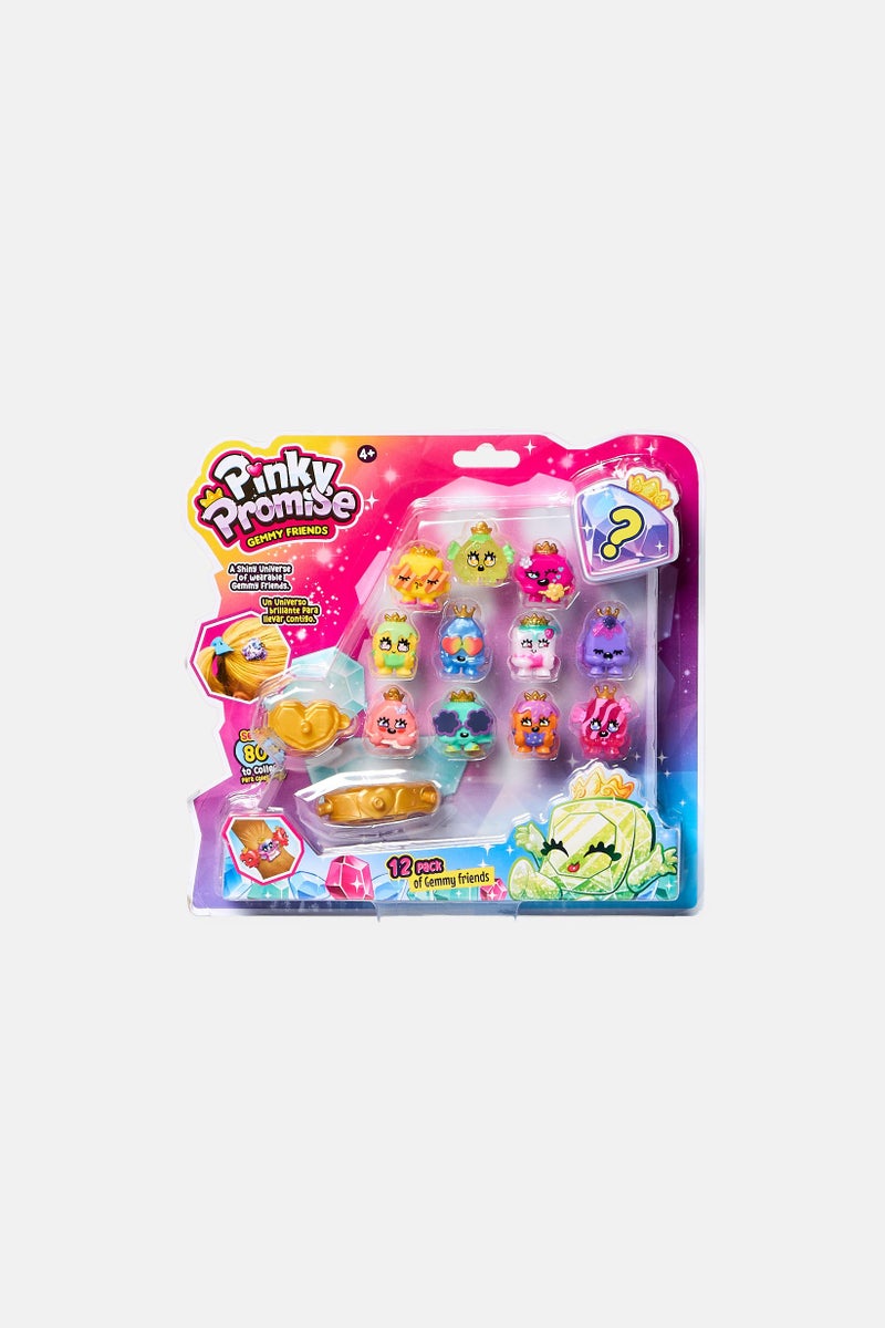 Pinky Promise 12 Pcs Gemmy Friends Pretend Play Pack - Image 1