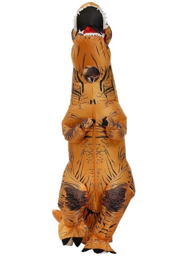 Dinosaur Adult Costume Inflatable T-Rex Costume Funny Cosplay Costume Party Blow Up Costumes - Image 3