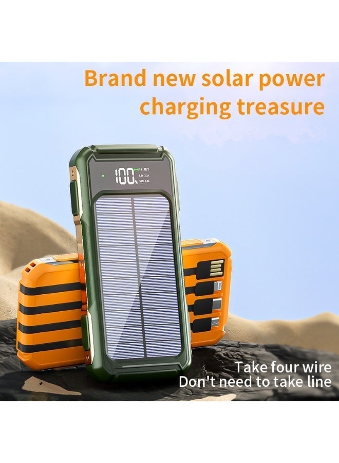 Western Mountains 2026 solar powered portable power bank with large capacity and infrared (orange) - Image 2