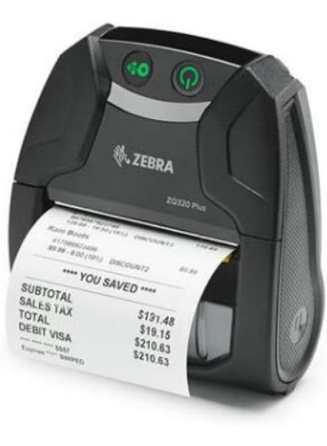 Zebra ZQ320 Plus Outdoor Direct Thermal Mobile Printer [203dpi, Battery:2300mah] USB-C, BT (BLE), NFC, 8 dots/mm - Image 2