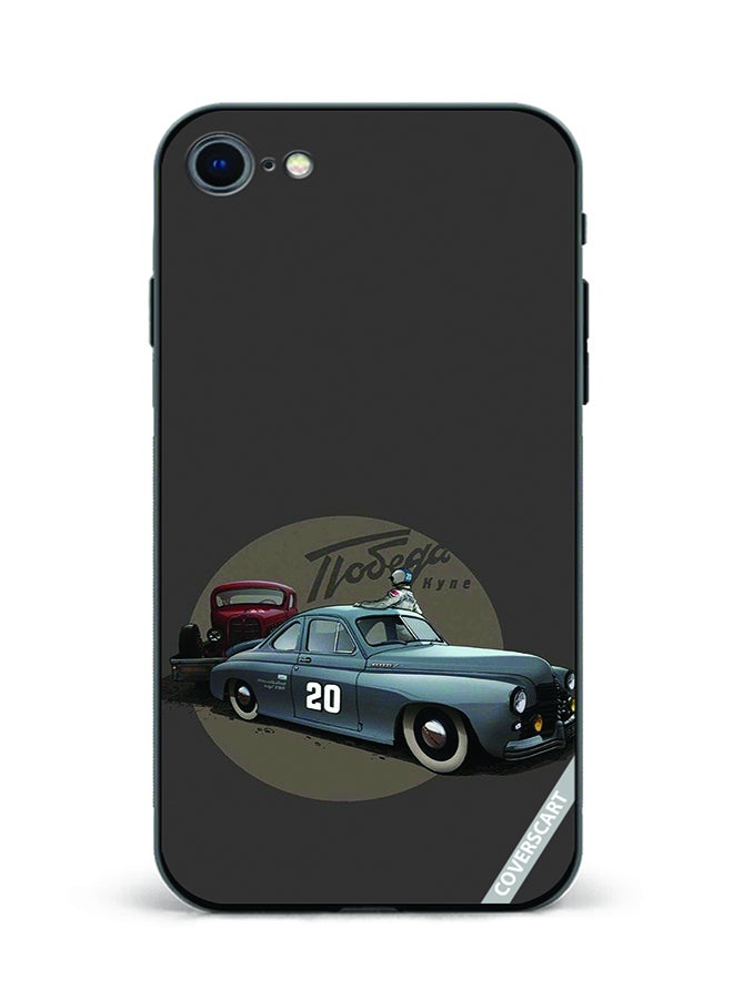 Protective Case Cover For Apple iPhone SE 2022 Thosega Design Black