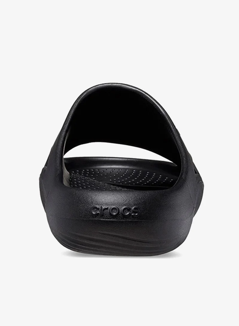 crocs Black Mellow Recovery Slides for Men | Best Price UAE