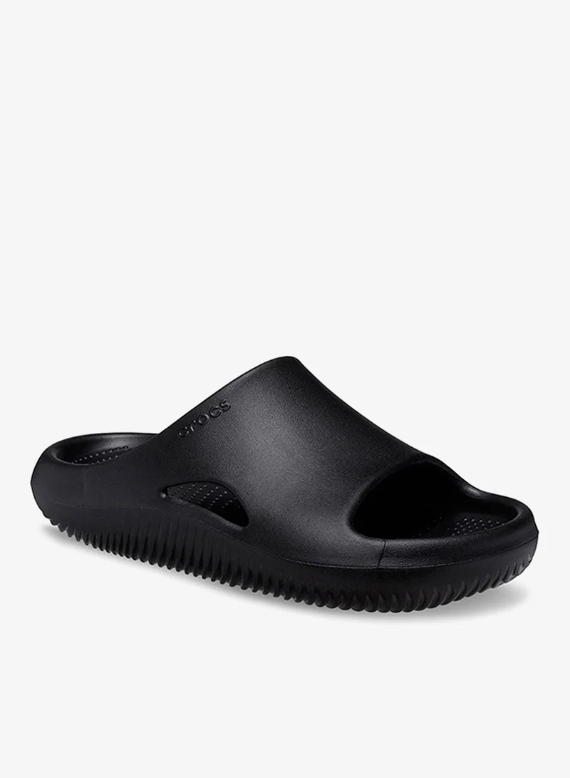 crocs Black Mellow Recovery Slides for Men | Best Price UAE