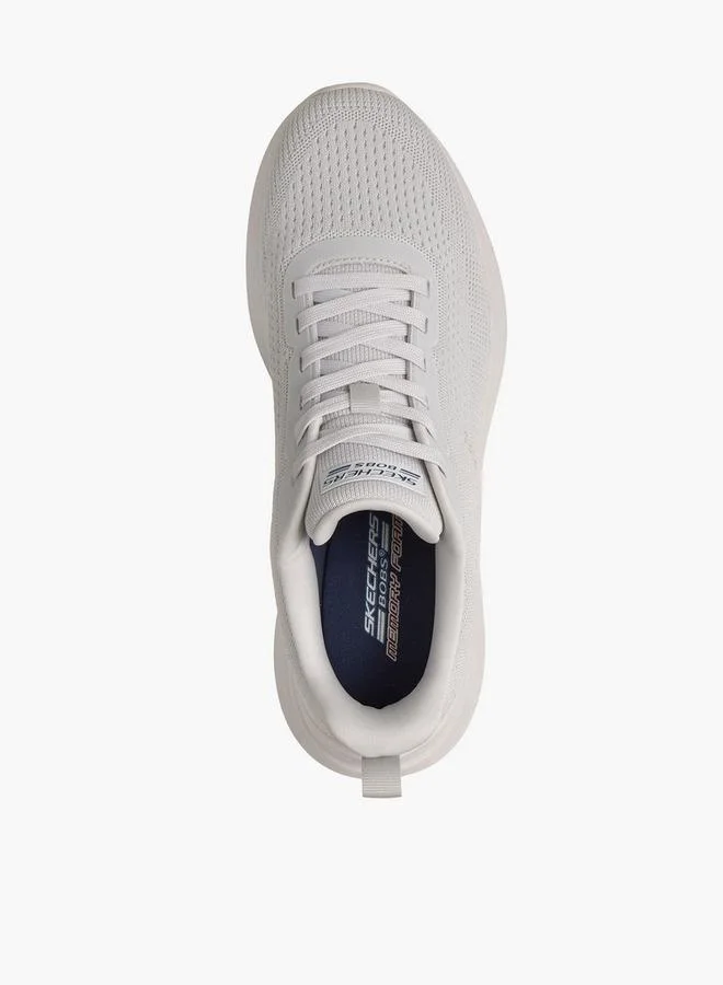 SKECHERS Men Bobs Moda Flex Lace-Up Sports Shoes