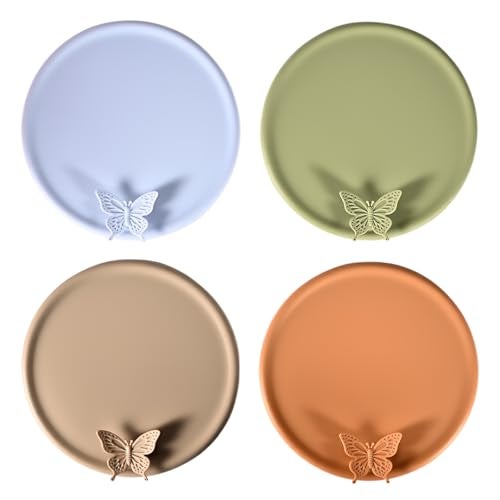 Keweilian Silicone Cup Covers， Multicolored Silicone Lids for Mugs, Cups, Tea Pots,Mug Covers,Cup Lids for Coffee & Tea,4 Pack - Image 1