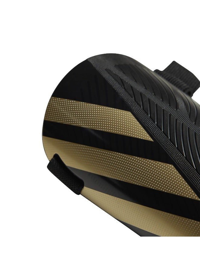 اديداس واقيات ساق كرة القدم مع أشرطة للرجال والنساء باللون الأسود - Image 2