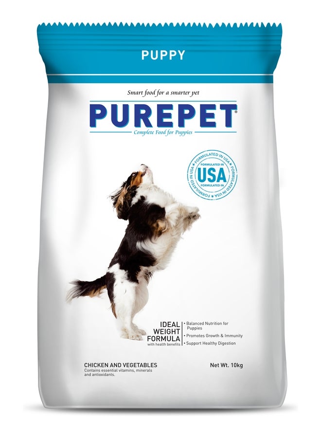 PUREPET Puppy Dry Dog Food  Chicken & Vegetable - Image 1
