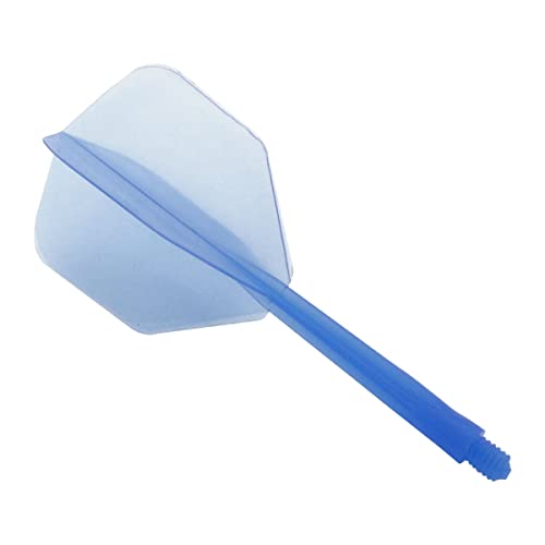 DGHAOP Integrated Dart Flight and Shafts 9PCS Nylon Plastic Integrated Dart Shaft and Flights Tip Darts Set White Black and Blue - Image 5
