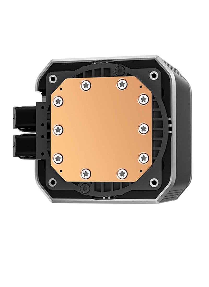 DEEPCOOL Mystique 240 ARGB Liquid CPU Cooler, 2.83" TFT LCD Display, 240mm Radiator, 120mm Fan Size, 2400 RPM Fan Speed, 72.04 CFM Airflow, Hydro Bearing Type, R-LX550-BKADSNC-G-1  - Image 2