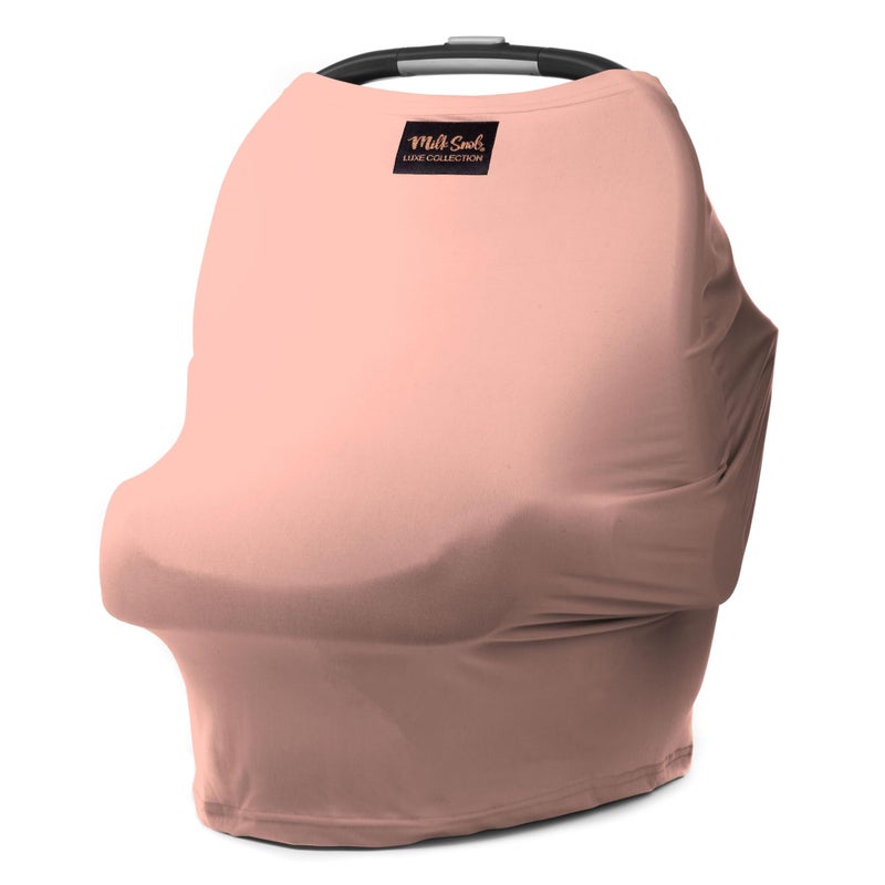Milk Snob Milk Snob Original 5in1 Luxe Cover in Ballet Slipper Added Privacy for Breastfeeding Baby Car Seat Carrier Stroller High Chair Shopping Cart Lounger Canopy Newborn Essentials Nursing Top