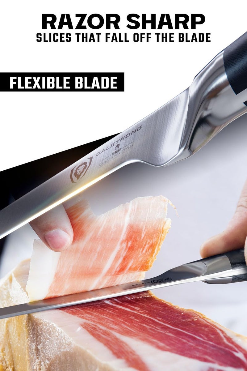 Dalstrong سلاسل لحم و لحم خنزير على الطراز الإسباني من DALSTRONG - 12" - سلسلة المحارب - فولاذ ألماني HC - مع غلاف - معتمد من NSF - Image 2