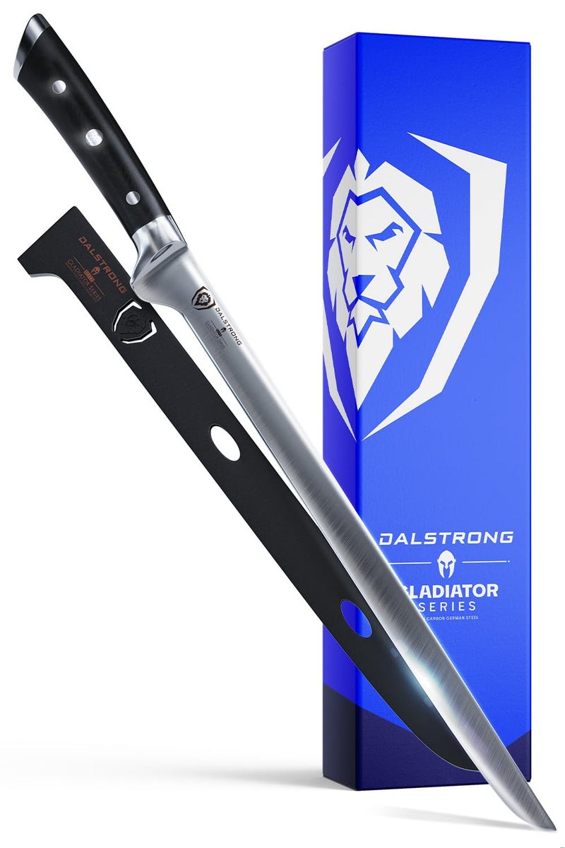 Dalstrong سلاسل لحم و لحم خنزير على الطراز الإسباني من DALSTRONG - 12" - سلسلة المحارب - فولاذ ألماني HC - مع غلاف - معتمد من NSF - Image 1