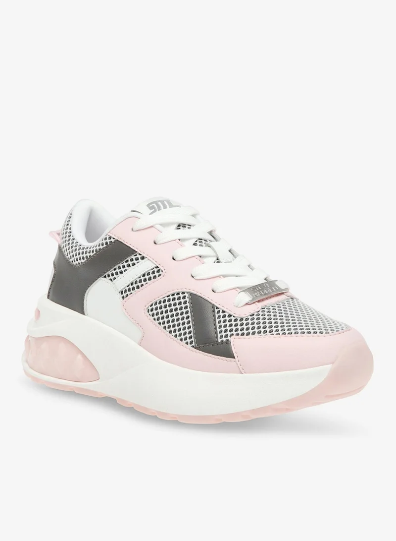 STEVE MADDEN  Steve madden logan pink/white women's sneakers for Women | Best Price UAE