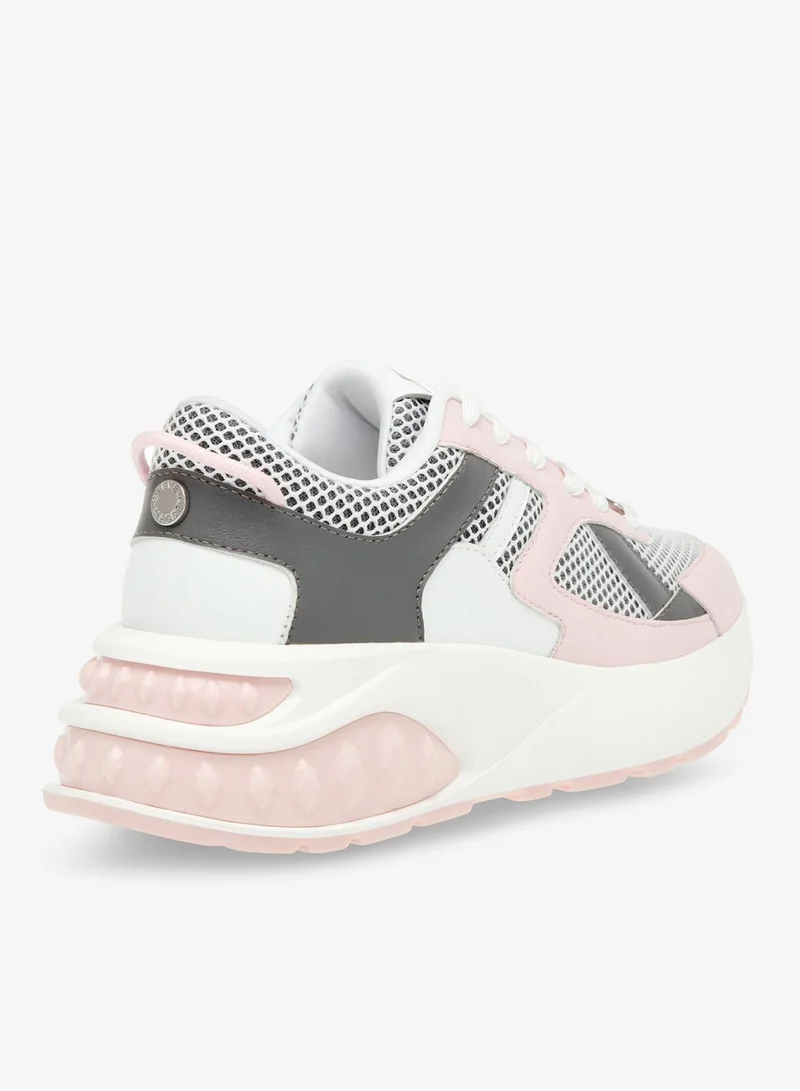 STEVE MADDEN  Steve madden logan pink/white women's sneakers for Women | Best Price UAE