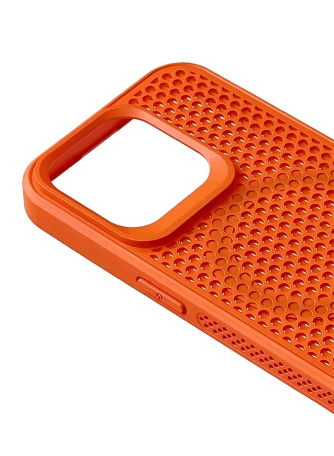 Honeycomb Mesh Cooling Phone Case Magnetic Breathable for iPhone 16 Promax - Image 3