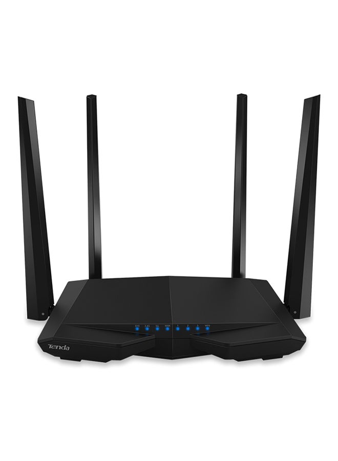 AC6 1200Mbps Wireless Router 5dBi External Antennas 1200 Mbps Black