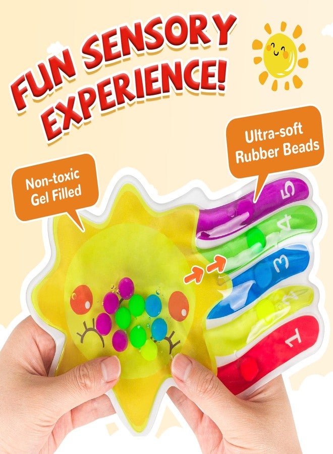 PEFOOK 2PCS Color Sorting Sensory Toys, Fine Motor Skill Games Learning Toys for Toddlers, Color Matching Fidget for Calm Down, Preschool Learning & Educational Montessori with Autism - Image 3