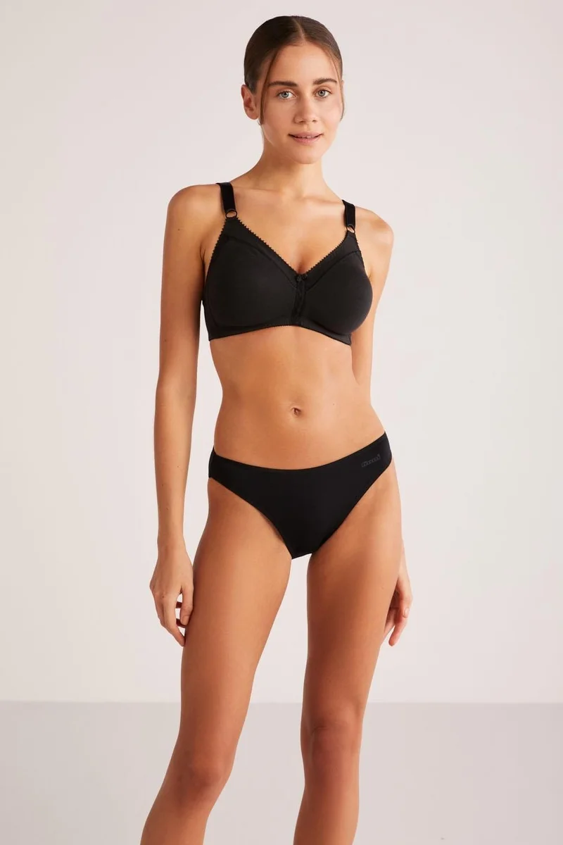 KOM Basic 2-Piece Bikini Women's Panties Black