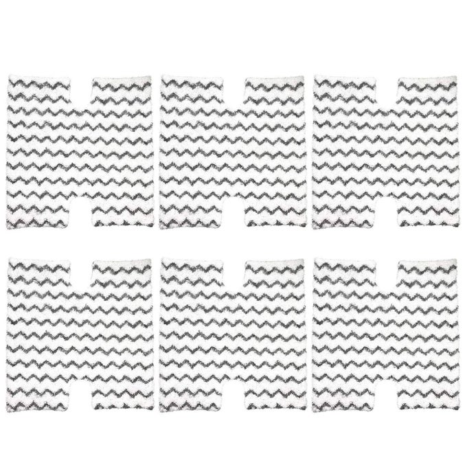 6 PACK STEAM MOP PADS REPLACEMENT P184WQ FOR SHARK GENIUS STEAM MOP S5003D LIFTAWAY PRO STEAM MOP S3972BRN S3973 S3973D S3973WM S5001 S5002Q S5003A S5004 S5004W S6001W S6001WM S6002C S6003D S6003W