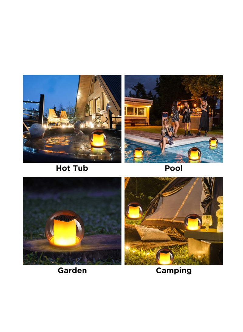 KASTWAVE Solar Floating Pool Lights, Color Changing Pool Lights That Float, Waterproof Light up Pool Lights, Solar Pond Pool Lights for Outdoor Swimming Pool, Pond, Party Decoration - Image 5