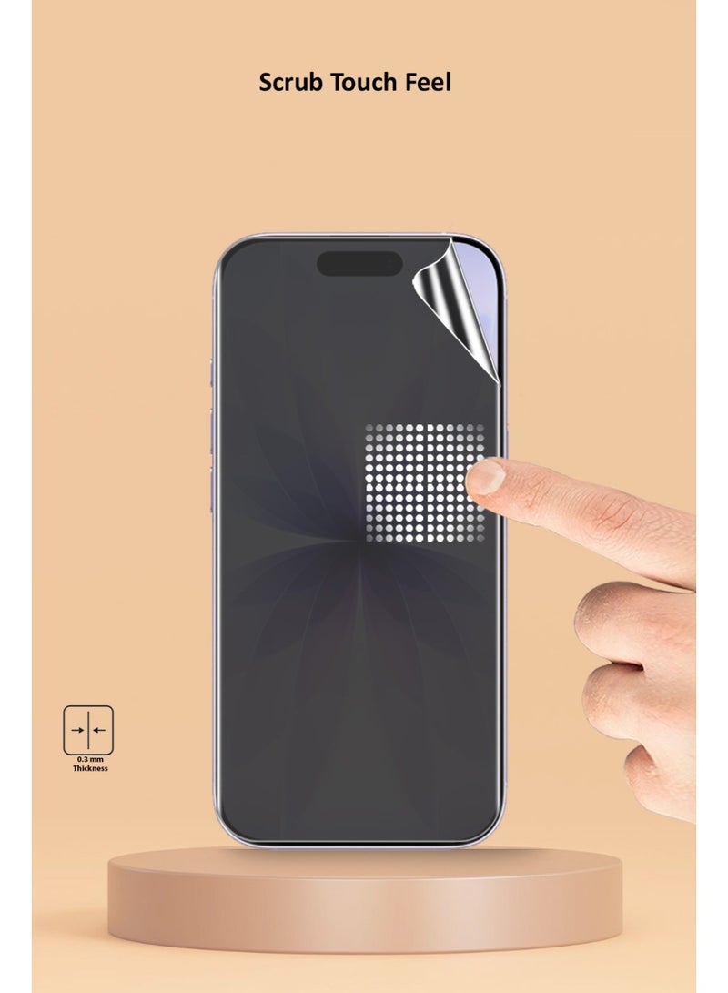 Techie iPhone 17 Screen Protector – Matte Privacy HD Hydrogel Film, Full Coverage, Anti-Scratch, Self-Healing, Smooth Touch, Bubble-Free, Easy Installation (Hoco Series) - Image 3