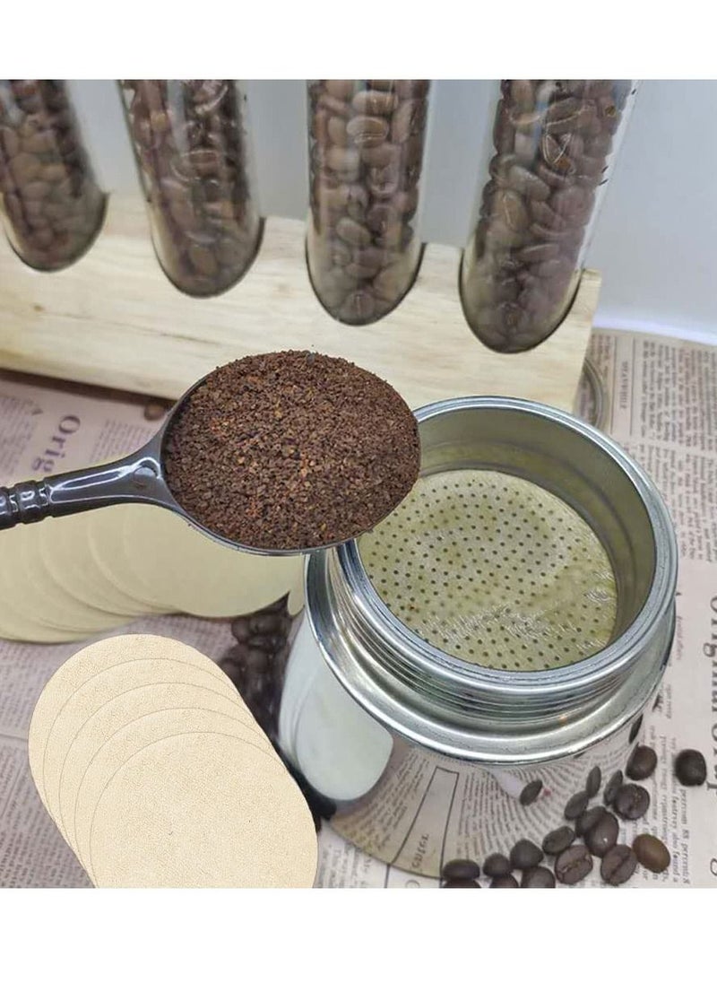 600 PCS Unbleached Coffee Filters, Replacement Round Coffee Filters Fits for Aerobie for Aeropress Coffee and for Espresso Makers (6cm in Diameter)