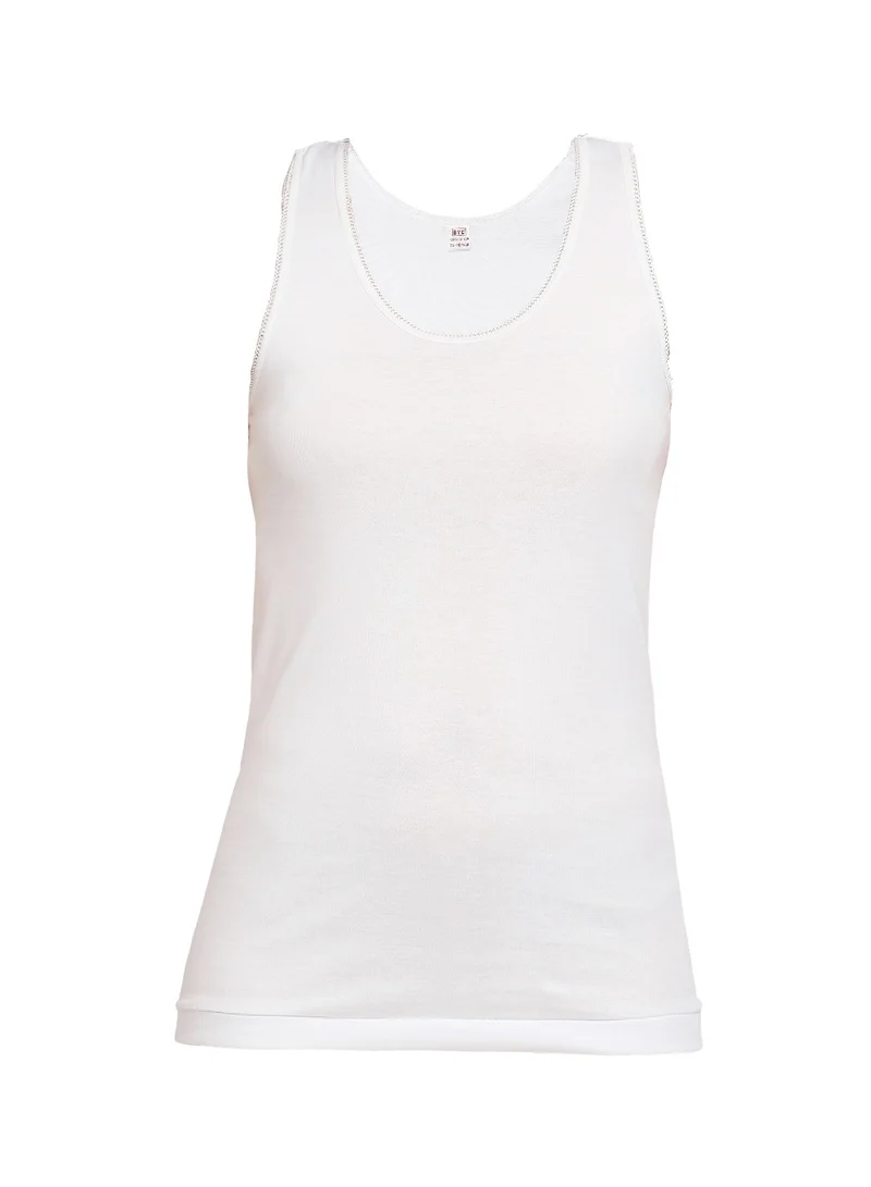 BYC GIRLS COTTON VEST - WHITE