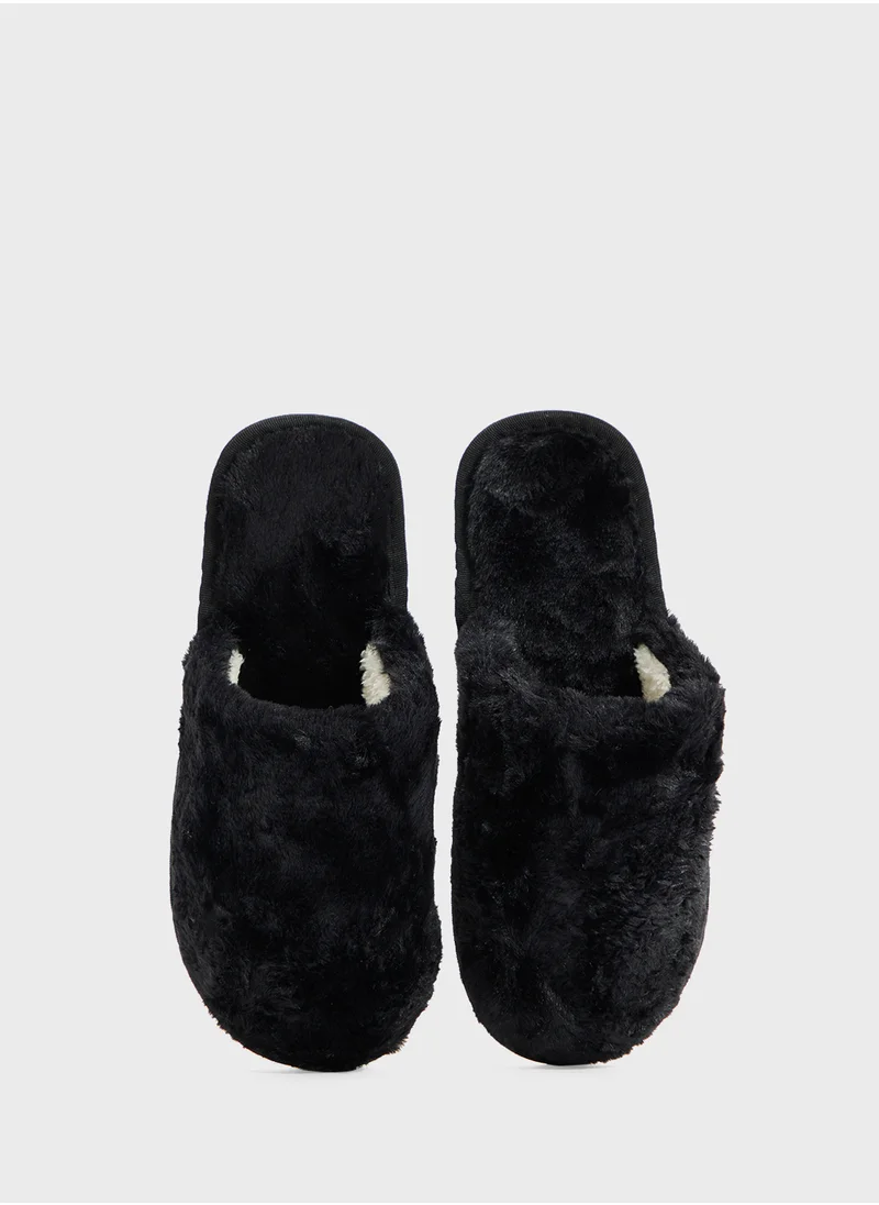 Ginger Plush Slippers