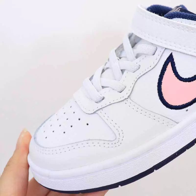 2024 White Shoes Children'S Velcro Workwear Low-Top Board Shoes Non-Slip Casual All-Match Children'S Shoes Board Shoes For Boys And Girls - Image 5