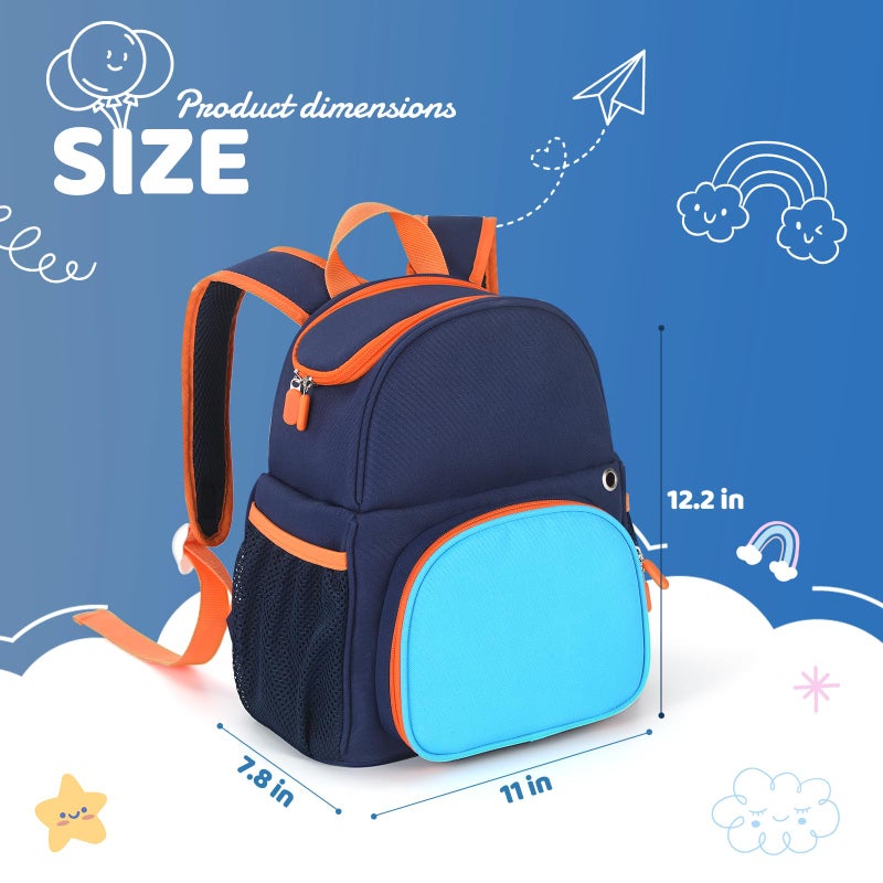 OUKNAK Storage Backpack for Toniebox  Carrying Bag for Toniebox 2 Audio Player Starter Set and Tonie Figurines & Headphone (Dark blue) - Image 4