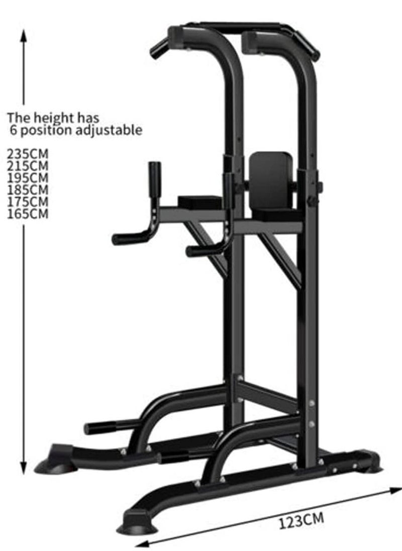 Max Strength Strength® Power Tower Multi-Function Pull Up Rack & Dip Station Abs Dip Station  - Image 2