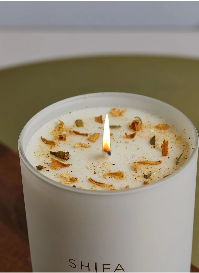 Shifa Aromas Morrocan Souk Mandarin, Lily & Patchouli Luxury Soy Candle 220g 7.7oz