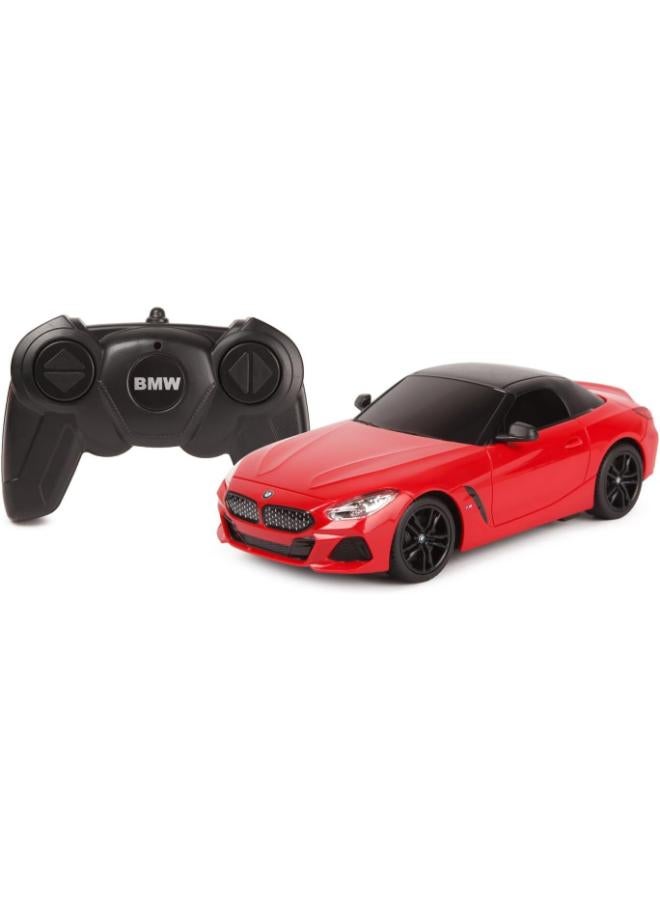 راستار سيارة تحكم عن بعد من طراز BMW Z4 الجديدة من Rastar بمقياس 1:24، لون أسود - Image 1