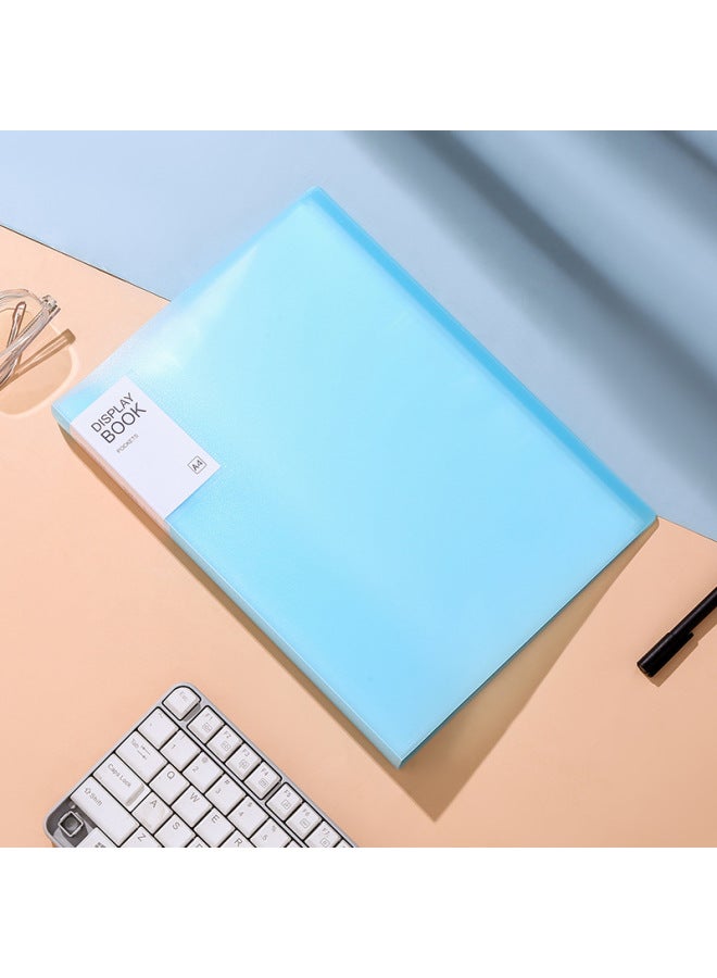 A4 Data Book Transparent Multi-layer Loose-leaf Folder Pp Student Certificate Test Paper Storage Book File Pregnancy Test Score Folder - Image 1