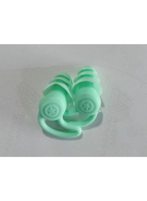 Swimming Earplugs Sleeping Silencer Earplugs Professional Anti-snore Noise Reduction Earplugs Dormitory Anti-noise Mute Earplugs Cross-border-Color:Green (color Box + Storage Box)