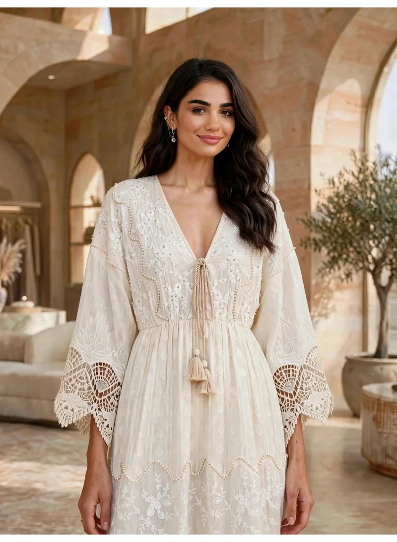 اكسا فستان همسات الأناقة IKPAP108Beige