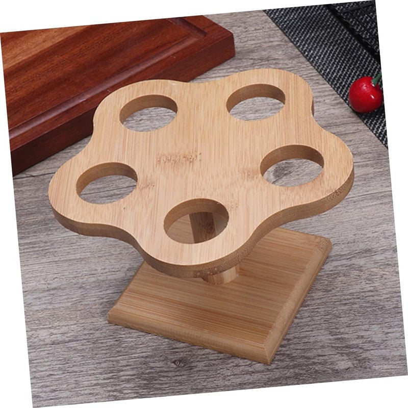 Garneck Hand Roll Sushi Holder Stand with 5 Holes - Stylish Sushi Handroll and Cone Holder for Ice Cream and Cotton Candy Display - Serveware for Parties and Events - Image 2