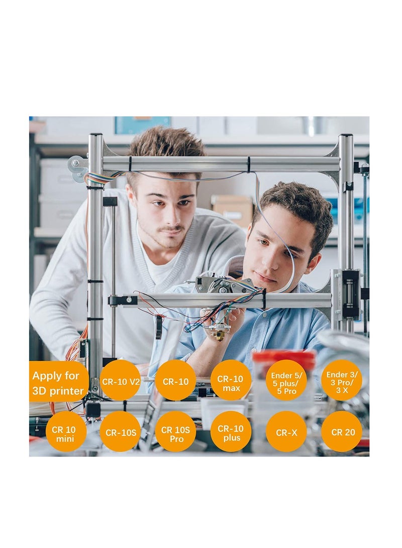 Zikra Hand Twist Drill Aluminum Leveling Nut and Hot Bed Die Springs Printer Accessories Compression Springs Compatible with 3/3 Pro Ender 5/5 Plus/Pro CR 20 3D Printer (8 Pieces) - Image 5