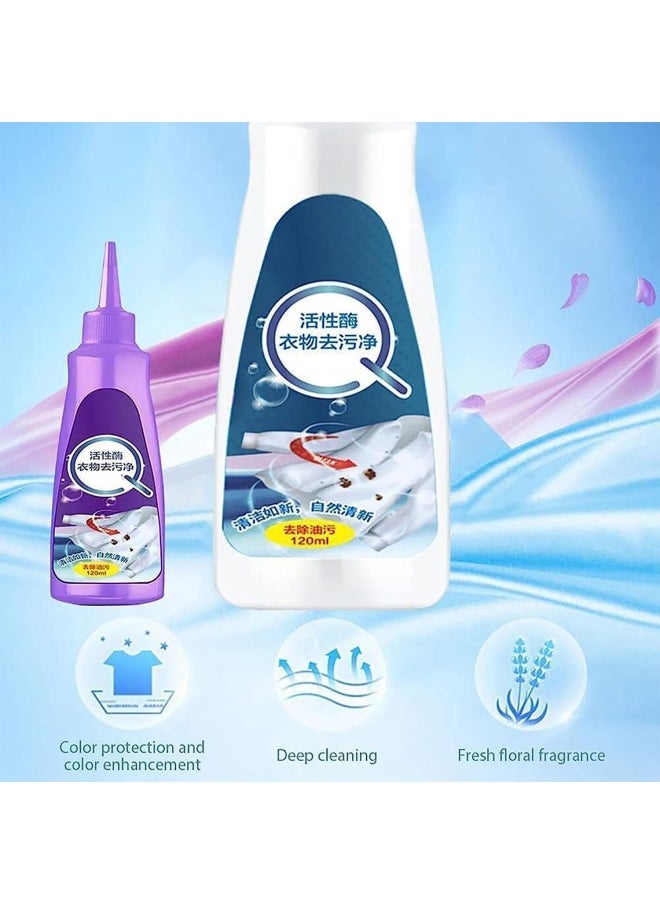 Generic - Enzyme Laundry Stain Remover - White Shirt Guardian, Garment Stubborn Stain Cleaner Oil Remover, Clothes Stain Remover, Clothing Quick Laundry Dry Cleaner (3-PCS) - Image 1